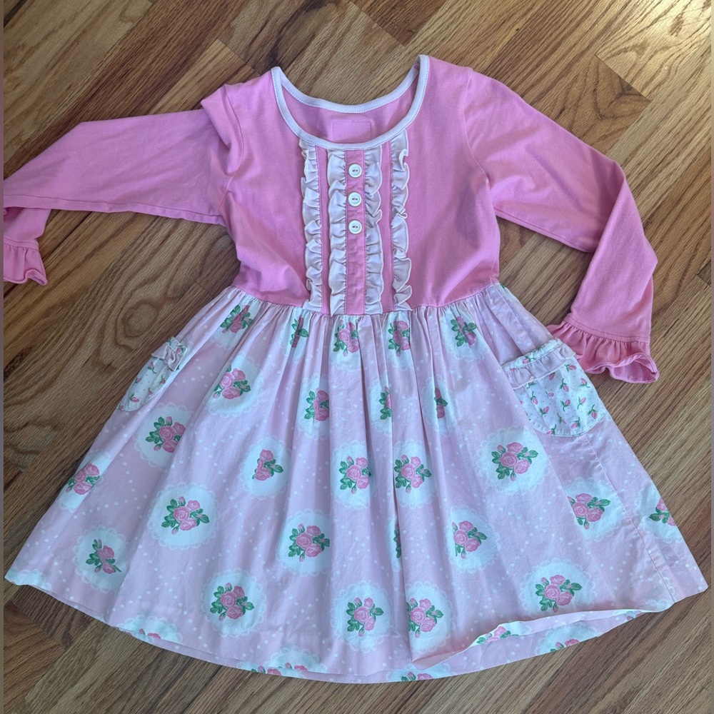 Eleanor Rose Floral Print Dress